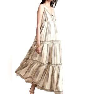 Banana Republic striped maxi Zephyr dress in a size M. Like new!!! Worn once.
